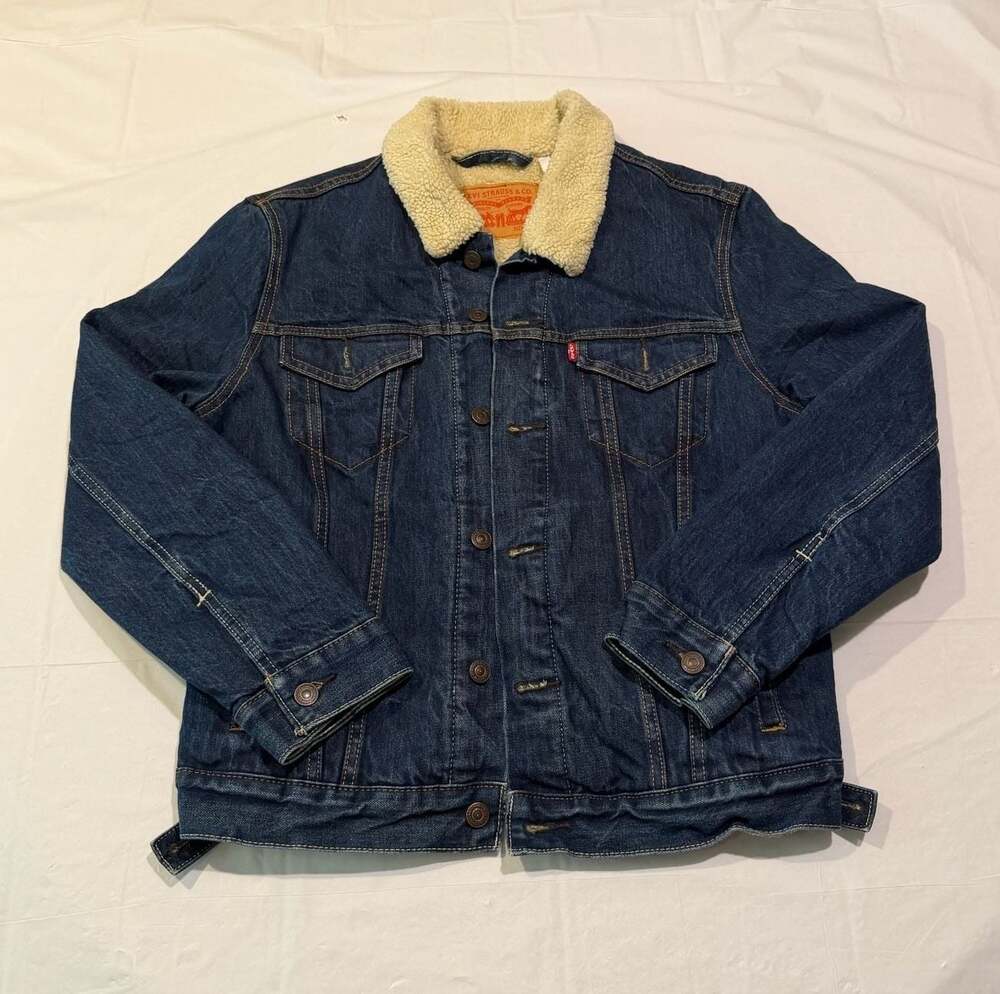 Levi's Original Sherpa Lined Denim Trucker Jacket